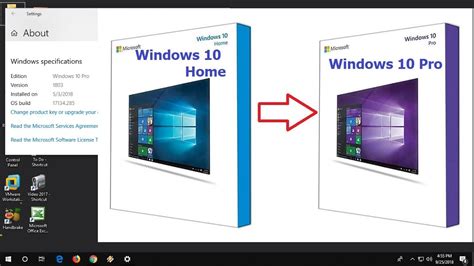 Cara Upgrade Windows 10 Home Ke Windows 10 Pro Youtube