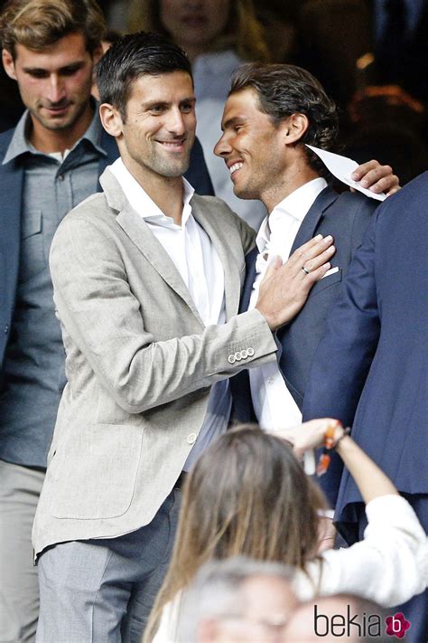 Maybe you would like to learn more about one of these? Novak Djokovic y Rafa Nadal en el partido de Champions ...