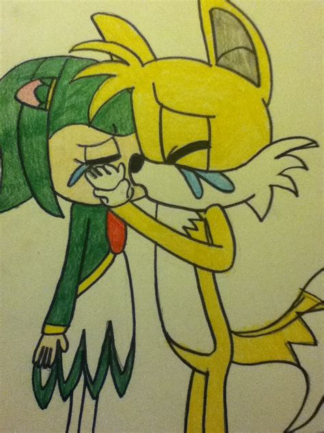 Miles tails prower has a dream about his friend cosmo the seedrian and they play sonic world together. Tails X Cosmo Emotional Kiss 2 by tailsthefoxlover715 on ...