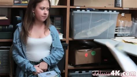 Shoplifter Brooke Bliss Gags On Dick And Gets Fucked In Stranger S