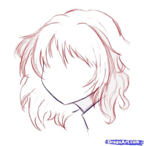 Artists usually draw chibi to depict humorous and cute scenes, but that's most of the time a single drawing rather than a complete anime series. Cartoon Girl with Curly Hair | how to draw cute anime girl ...