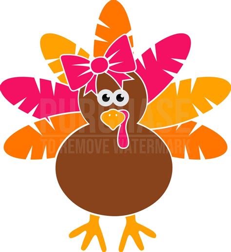 Girl Turkey Svg • Thanksgiving Girls Monogram Svg Cut File