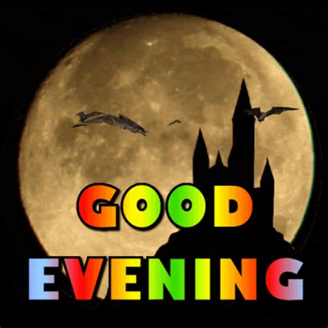Have A Good Evening Bats Castle Spooky 