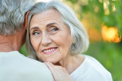 Premium Photo Close Up Portrait Of Beautiful Senior Couple Hugging