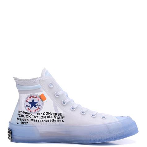 Off White X Converse The Ten Chuck Taylor 70s Transparent High Blue