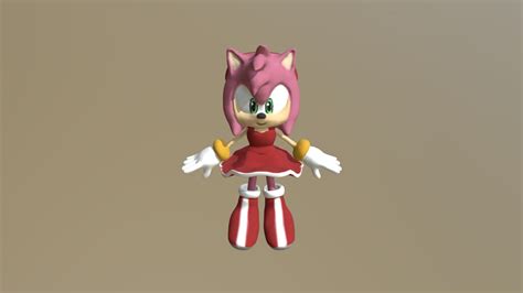 Amy Rose Sonic 3d Model By Alejosg C917467 Sketchfab