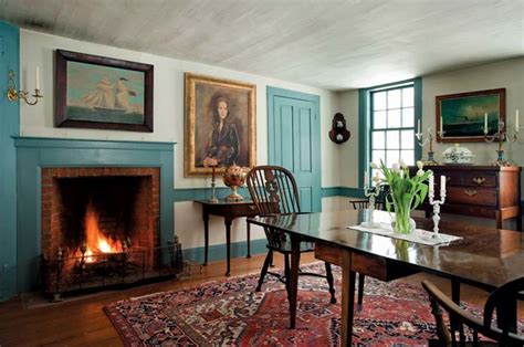 Vermont Farmhouse Restored Old House Journal Magazine Colonial Dining Room Farmhouse
