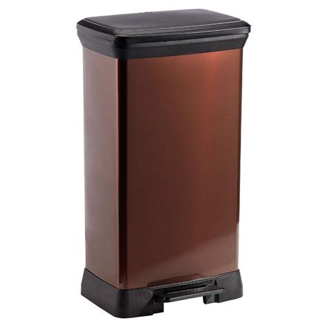 The best kitchen trash cans will not only safely hold your household garbage; 13.2 gal. Deco Step Can Bronze | Kitchen trash cans ...
