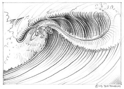 Learn to draw a surfer a very quick and easy version with this video loblogue. How to draw a wave | Club of the Waves