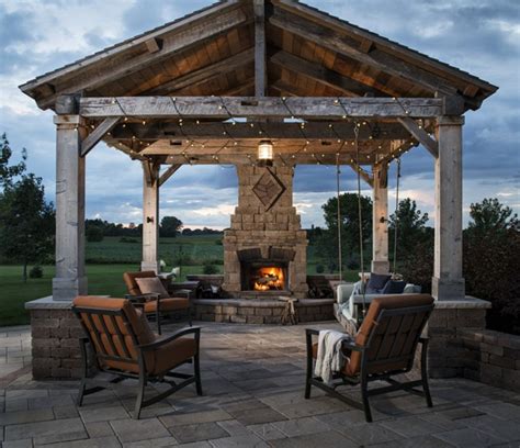 50 Marvelous Rustic Outdoor Fireplace Designs For Your Barbecue Party
