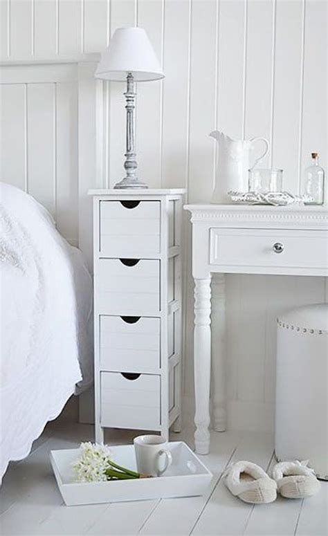 Slim Nightstand Small Bedside Table Small Space Storage Bedroom