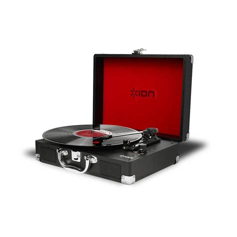 Ion Vinyl Motion Portable Suitcase Turntable Gear4music