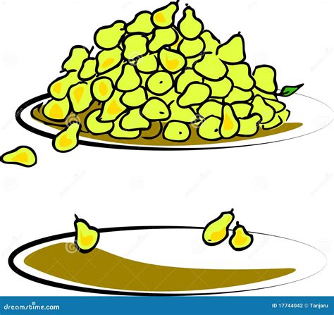 Few And Many Stock Vector Illustration Of Leaf Three 17744042