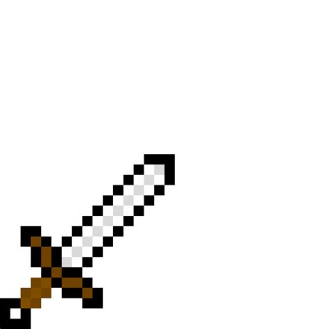 Iron Sword Pixel Art