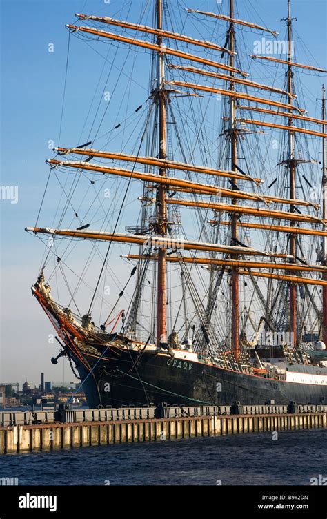 4 Masted Steel Barque Sedov The Largest Traditional Sailing Ship In