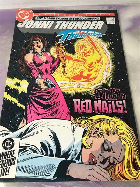Vintage Dc Comics Jonni Thunder Aka Thunderbolt 2 1985 2 Of 4 Mini
