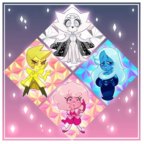 Kyotemeru Arts Pink Diamond Su Персонажи Steven Universe фэндомы Blue Diamond White Diamond