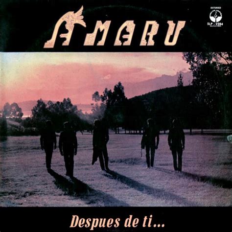 Amaru Después De Ti 1984 Vinyl Discogs