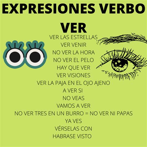 Ex1 Expresiones IdiomÁticas Con Verbo Ver Tollspanish