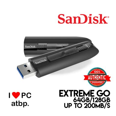 The sandisk extreme go usb 3.1 64gb averaged 60.5% lower than the peak scores attained by the group avg. Sandisk Extreme Go 200MB/s USB 3.1 Flash Drive 64GB/128GB ...