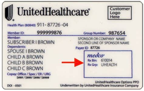 Group Number On Insurance Card Policy Number On Insurance Card United