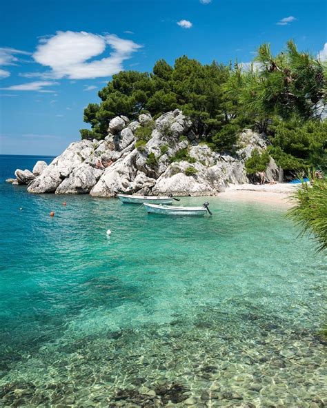 Pin By Roza On Sea Croatia Beach Beautiful Beach Scenes Beautiful