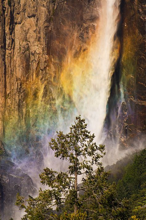 Bridalveil Falls Rainbow Yosemite National Park