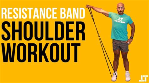 Resistance Band Shoulder Workout 4 Shoulder Exercises No Attachment