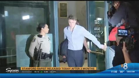 Ex Stanford Swimmer Leaves Jail After Serving Half His Term Cbs8 Com