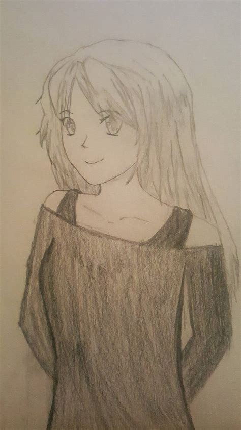 My Anime Girl Uncolored By Shyshadow22 On Deviantart