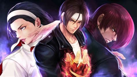 Yagami Iori Kusanagi Kyou And Kagura Chizuru The King Of Fighters And More Drawn By S N X