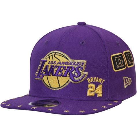 Los angeles lakers 2020 nba champions youth locker room snapback cap. New Era Kobe Bryant Los Angeles Lakers Purple Team Talent ...