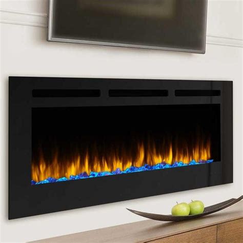 Simplifire Allusion 48 Wall Mounted Electric Fireplace Sf All48 Bk