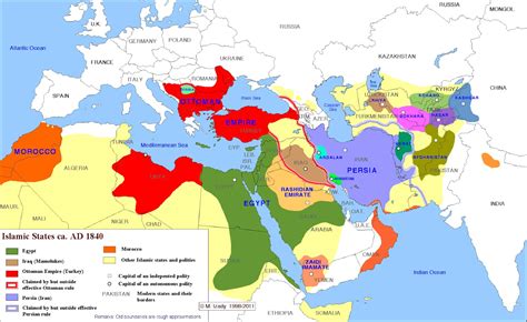 Geographia A Geographic History Of Islamic States Through Maps