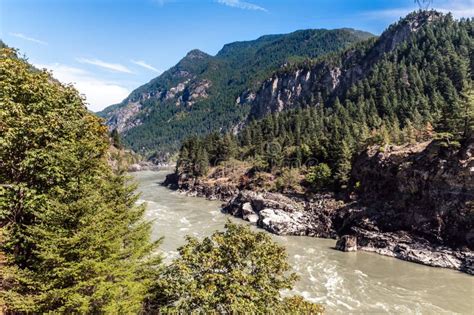 Canada British Columbia The Thompson River Stock Photo Image Of