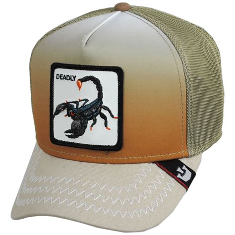 Goorin Bros Get Over Here Scorpion Mesh Trucker Snapback Baseball Cap