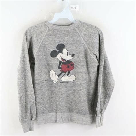 Disney Sweaters Vtg 7s Disney Thrashed Mickey Mouse Sweatshirt