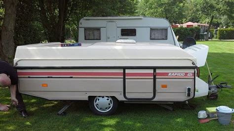 Caravane 3 places surbaissé, péage gratuit. Caravane pliante Rapido Orline des années 80' | Caravanes ...