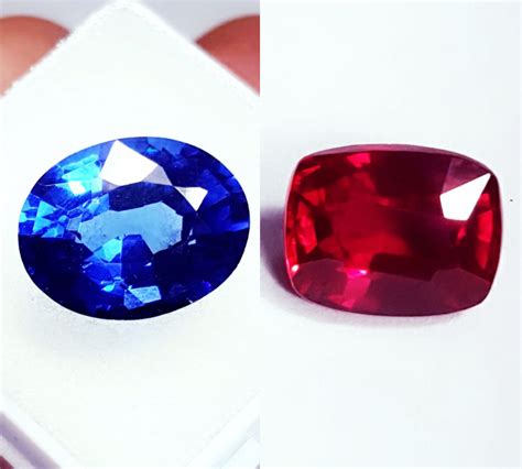 Certified Natural Sapphire And Ruby Loose Gemstone 800 To 1000 Etsy