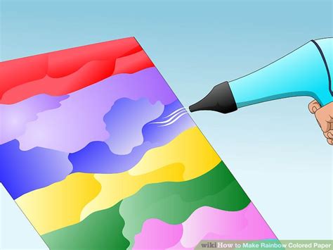 3 Ways To Make Rainbow Colored Paper Wikihow