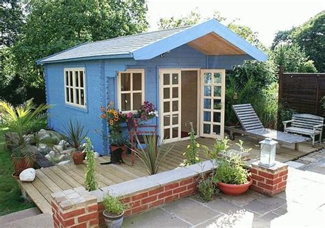 Bright Exterior Paint Colors Adding Fun To House Designs Garden Shed