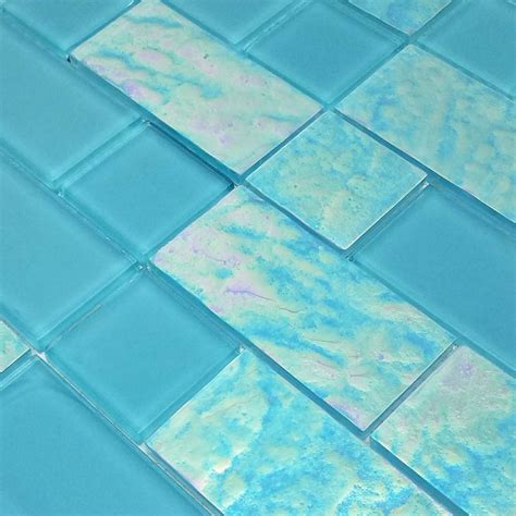 Iris 2 X 3 Flower Glass Series Glass Pool Tile By Aquatica Cetflwgiri23c Blue Water Pool