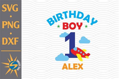 1st Birthday Boy Svg Png Dxf Digital Files Include