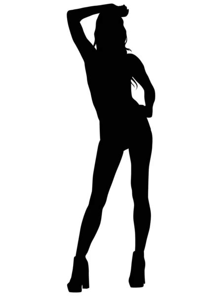 Sexy Woman Silhouette Stock Vector By ©snesivan888 21341547