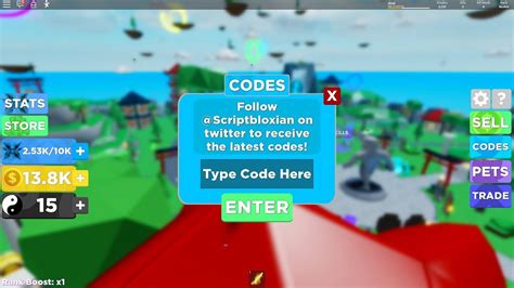 Ninja tycoon codes are a list of codes given by the developers of the game to help players and encourage them to play the game. Twitter Codes For Ninja Legends Roblox - Free Robux Games ...