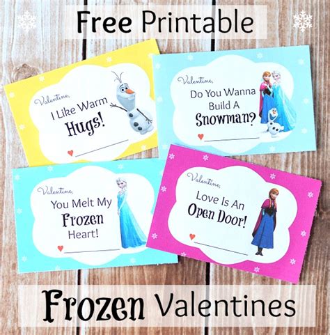 Printable frozen valentine's day cards (host) 2. FREE Printable Disney Frozen Valentine's Day Cards - TheSuburbanMom