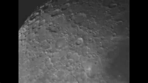 Moon Through Telescope Qhy5l Ii Youtube