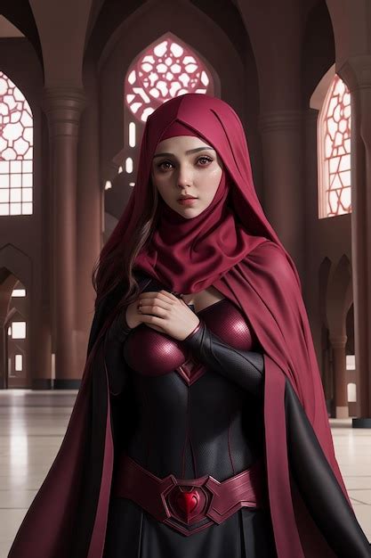 Premium Ai Image Arab Muslim Woman Hijab Photo Ai Generated