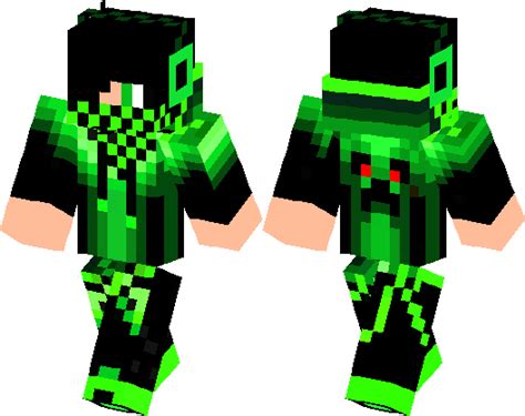 Green Creeper Boy Minecraft Skin Minecraft Hub