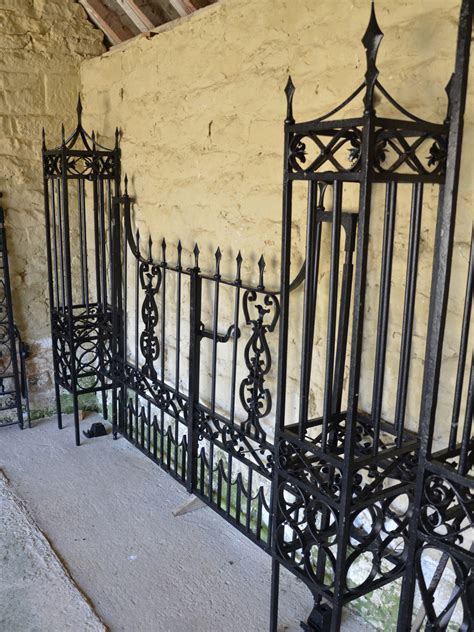 Wrought iron garden gates and driveway gates are our key products our blacksmith can also produce bespoke wrought iron and metal products such as: A pair of 19th century wrought iron double garden gates ...